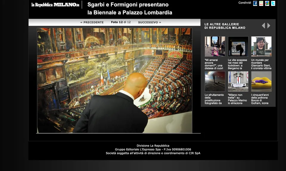 Francesco Santosuosso, Biennale regione, 2011
