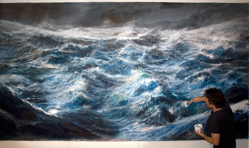 Francesco Santosuosso, Con-autore, 2014, olio