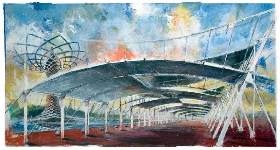 Francesco Santosuosso, Decumano, 2015, 17×33 cm