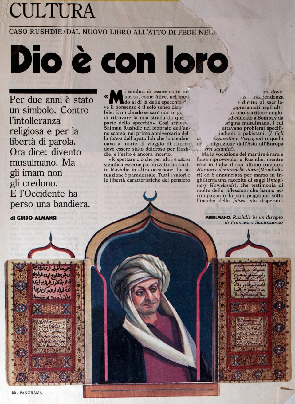 Francesco Santosuosso, Illustrazioni per i media, 1987