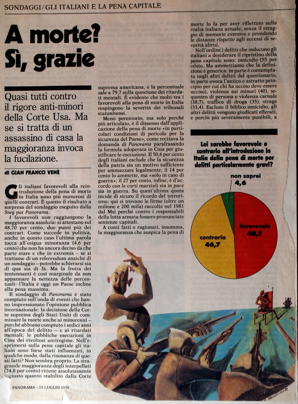 Francesco Santosuosso, Illustrazioni per i media, 1987