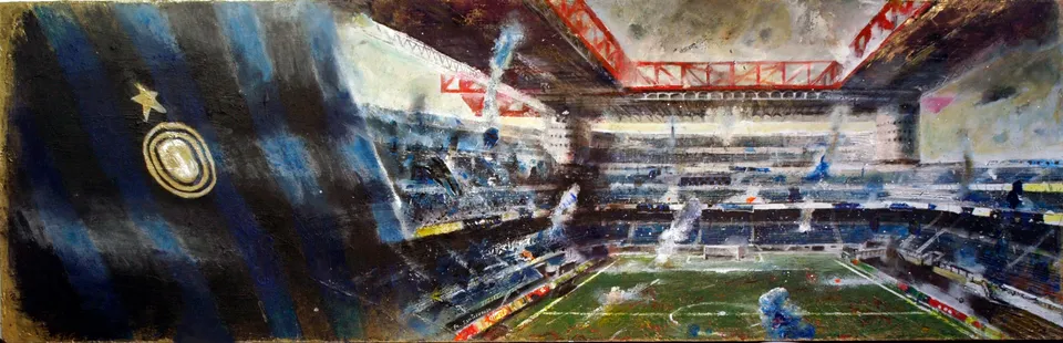 Francesco Santosuosso, Inter s, 2009, 30×95 cm