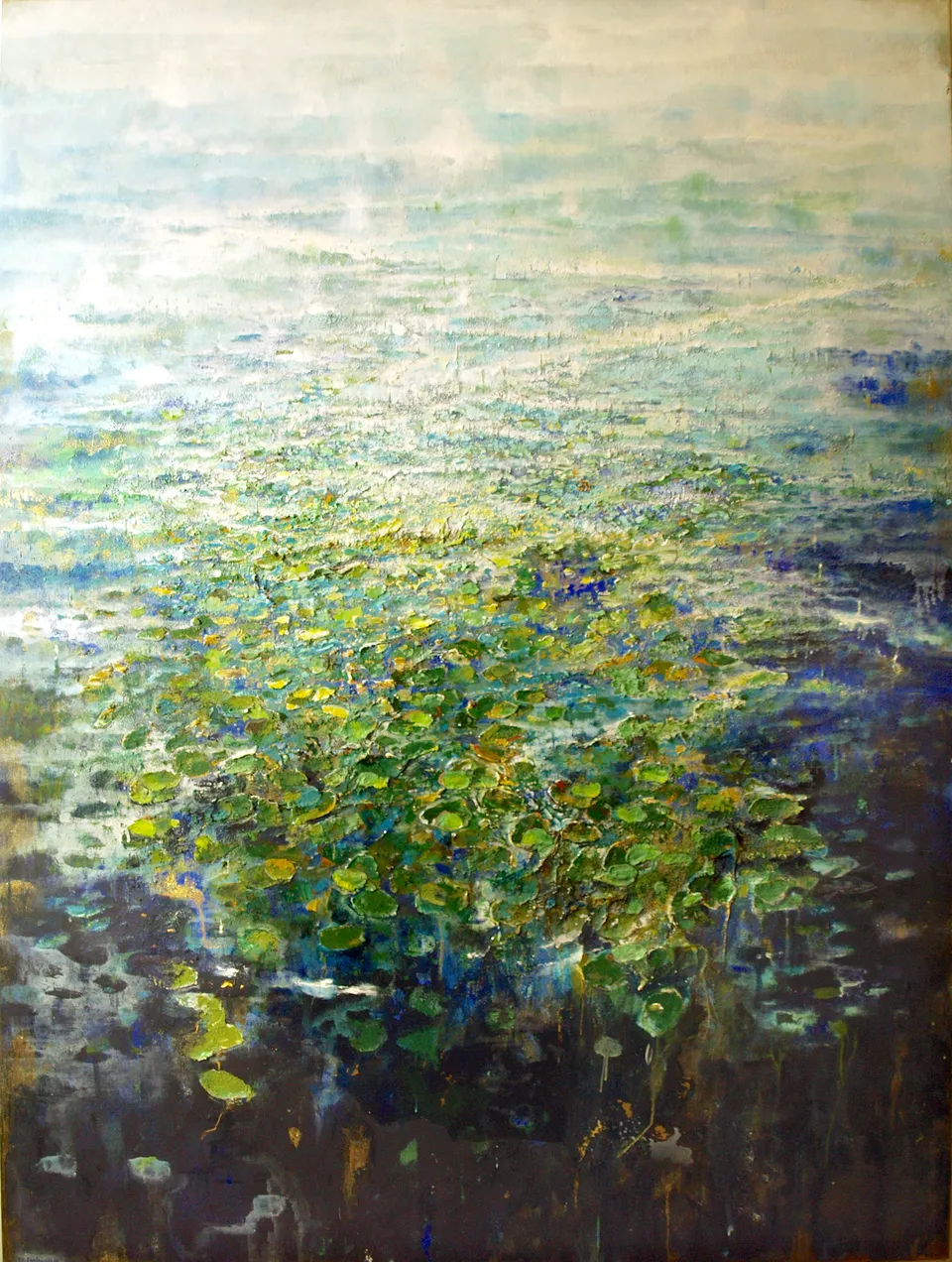 Francesco Santosuosso, Lo stagno, 2015, 200×150 cm