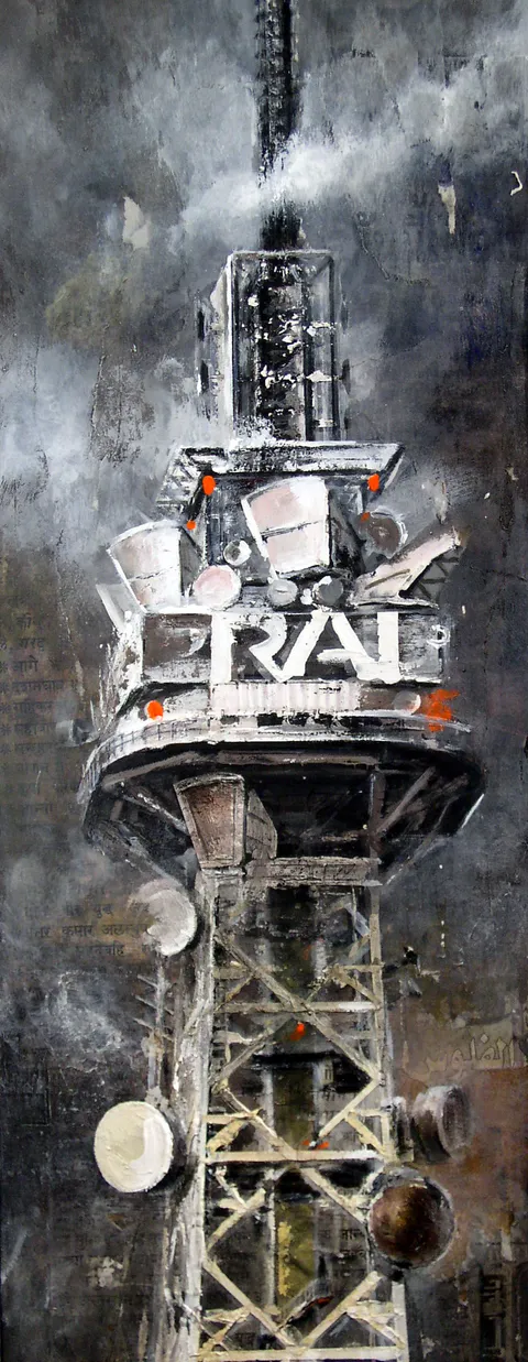 Francesco Santosuosso, Mamma-rai, 2005, acrilico