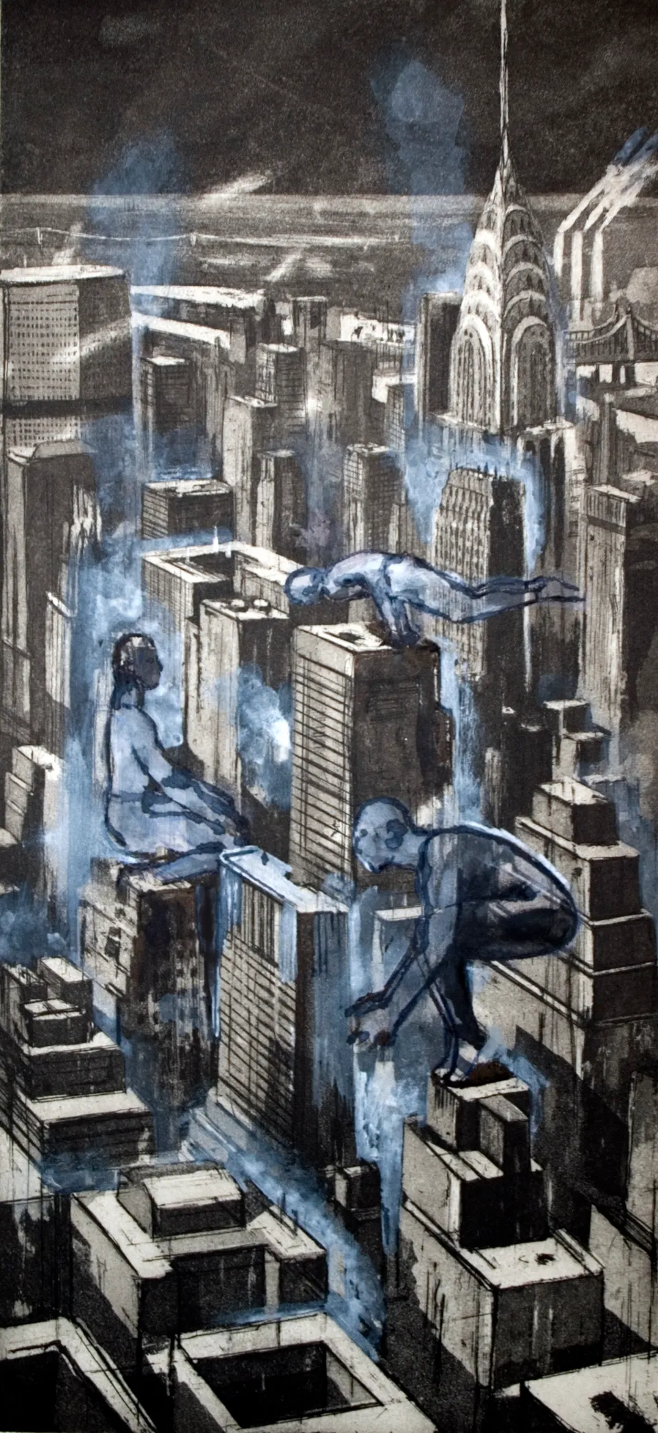 Francesco Santosuosso, Marce cunningan, 2012, tecnica mista su carta