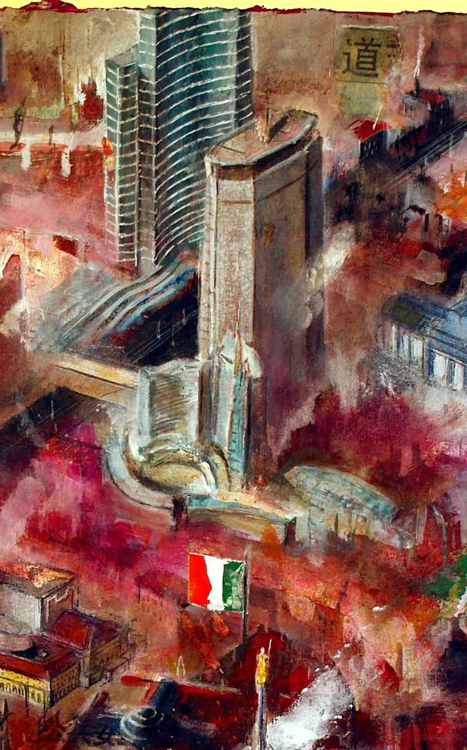 Francesco Santosuosso, Milano-asta Pisapia sindaco-particolari porta nuova, 2011