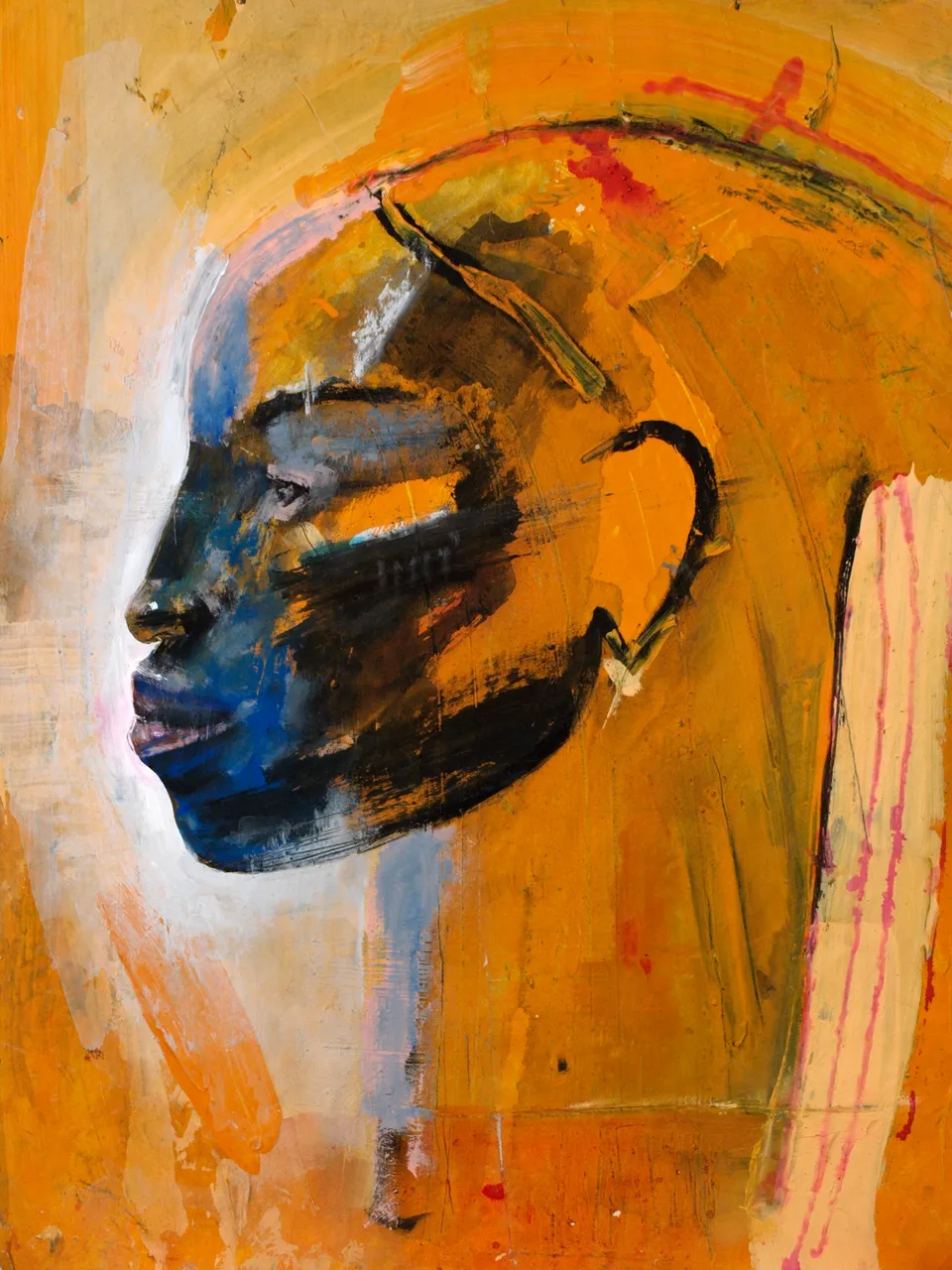 Francesco Santosuosso, Nera, 2008, tecnica mista su carta