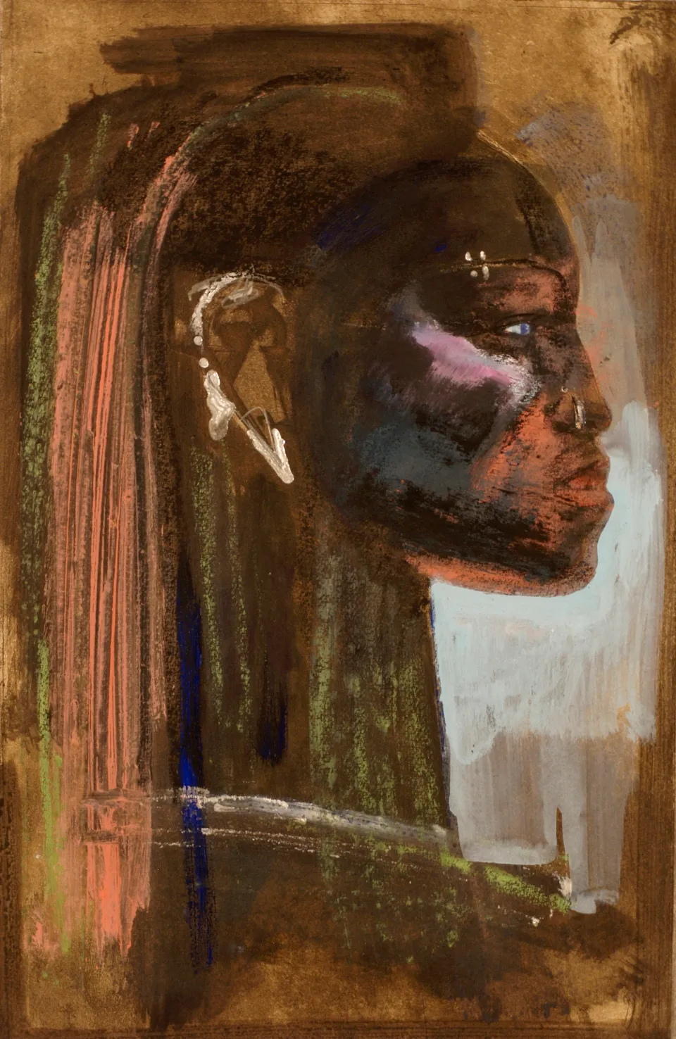 Francesco Santosuosso, Nera 4 carta, 2008, 49×32 cm