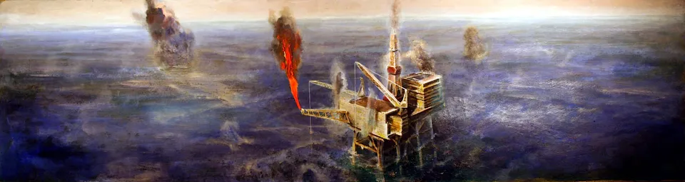 Francesco Santosuosso, Piattaforma, 2011, 53×195 cm