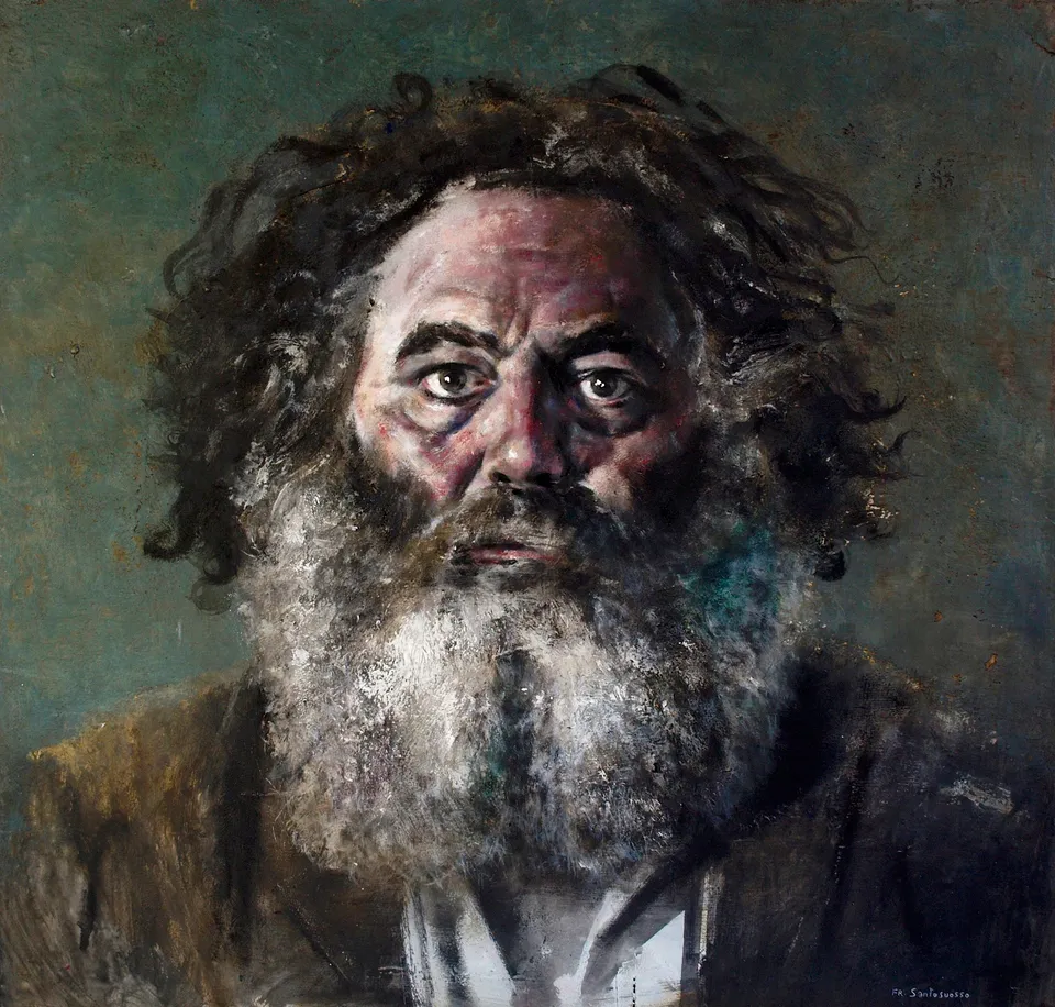Francesco Santosuosso, Ritratto di jean blanchaert-- tela, 2011, 70×50 cm