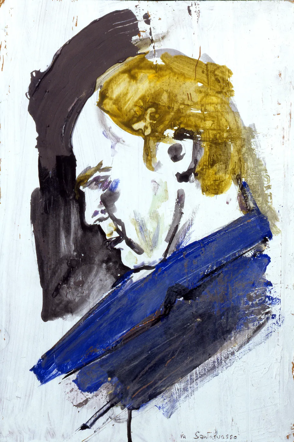 Francesco Santosuosso, Rutratto di Robert Gligorov, 2007, acrilico su tavola