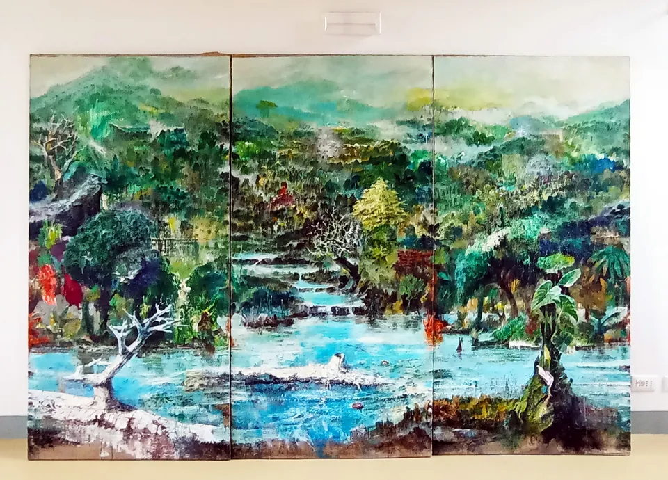 Francesco Santosuosso, SUPERNATURA trittico, 2017
