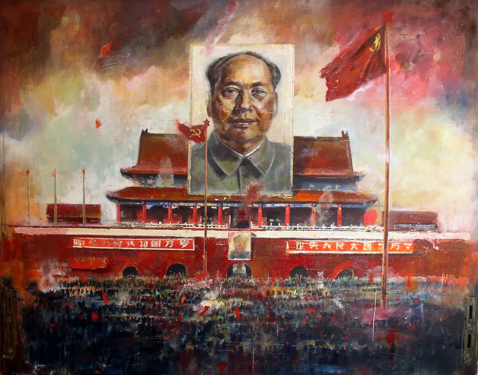 Francesco Santosuosso, Tien a men, 2006, acrilico, 69×86 cm