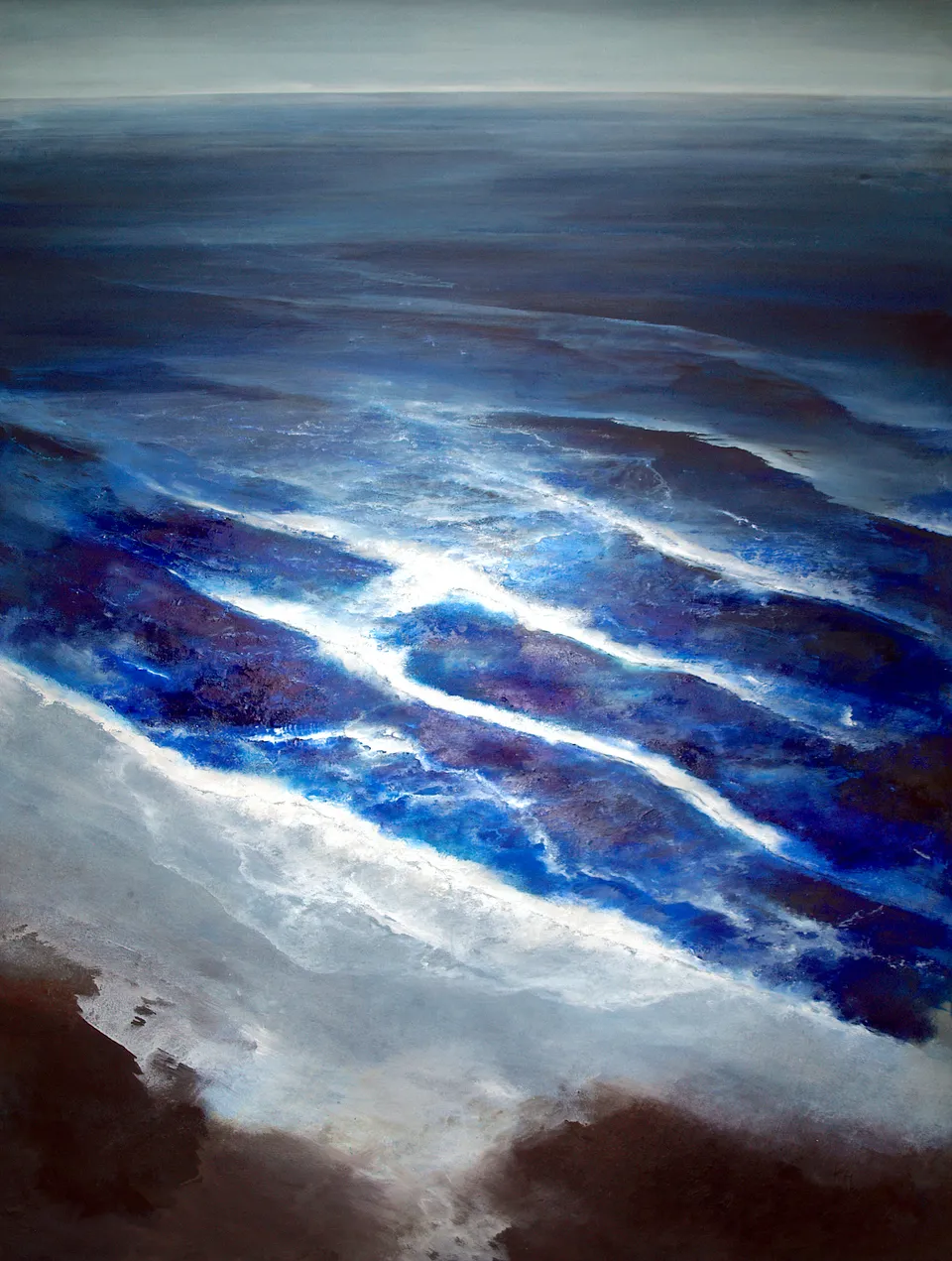 Francesco Santosuosso, Waterline 2- -nov 2, 2018, 200×150 cm